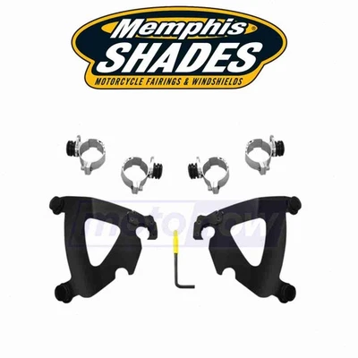 Memphis Shades Plate for Road Warrior Fairing for 1999-2005 Harley Davidson zv Foto 1 de 4
