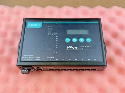 MOXA Nport 5610-8- DT-J Serial Device Server - Image 1 of 4