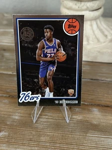 2025-26 Topps VJ Edgecombe 1980-81 RC Rookie #80BK-96 76ers SP - Foto 1 di 2