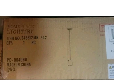 Mini lámpara colgante Lawson Capital Lighting 348812MB-542 5" de ancho en negro Foto 1 de 3