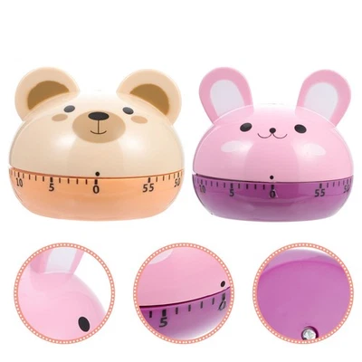  2 Pcs Timer Cucina Simpatico Contaminuti Da Divertente Per Cucinare - Immagine 1 di 4