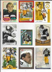 ENORME LOTE DE 30 CARTAS DE JACK LAMBERT 20 STEELERS - Imagen 1 de 1