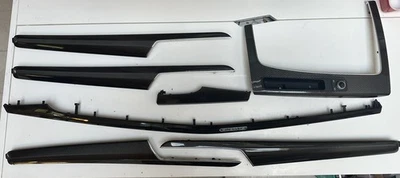 Audi SQ5 2018-2024 Juego completo de molduras de fibra de carbono OEM 7 piezas bisel de cambio tablero  Foto 1 de 4