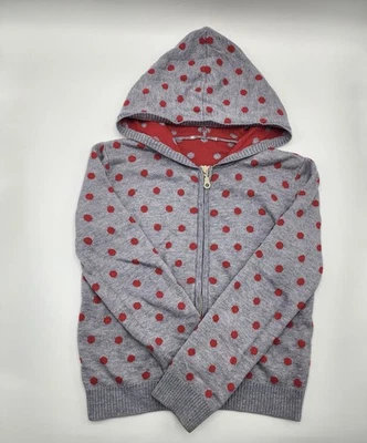 Deux par Deux Girl’s Cotton Polka-Dot Sweatshirt Sz M 8-9 Yrs Pre-owned - Image 1 of 4