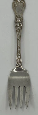 Frank Whiting Sterling Silver Salad Fork Lily-Floral No Mono - Image 1 of 4