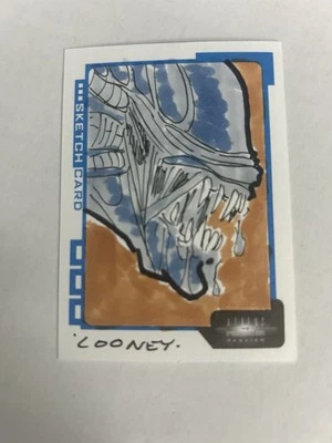 2007 AVP Dan Cooney sketch card. Snake P. Aceo sketch ,Rees Finlay, 1/18 figures - Image 1 of 3