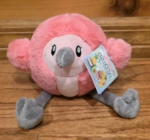 Snuggle Mi Snackers zerdrückbarer rosa Flamingo Plüsch flauschig Stofftier Spielzeug Haustier - Bild 1 von 7