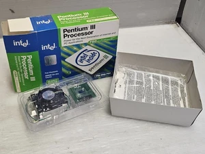 Intel Pentium III 750MHz Coppermine, SL462, Socket 370, With Original Box & FAN - Picture 1 of 5