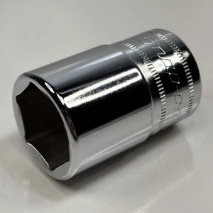 Snap On Tools TWM18 1/2 Dr 6Pt Metric 18mm Flank Dr Shallow Socket USA 1993 NOS - Bild 1 von 9