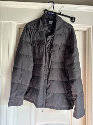 Men's 32 Degrees Heat Puffer Jacket Shacket Black Size L - Image 1 of 4