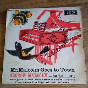 Mr. Malcolm Goes To Town (1962) 7" vinyl EP Decca CEP 5502 Bach - Picture 1 of 12