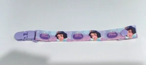 Dummy Clip Pacifier Saver Chain Binky PRINCESSES SNOW WHITE Baby Girl Shower* - Picture 1 of 1