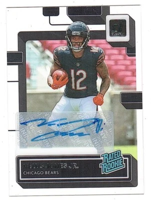2022 Clearly Donruss Clearly Rated Rookie Autographs #80 Velus Jones Jr. Auto - Image 1 of 2