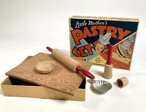 Antikes 30er Jahre KLEINE MUTTER GEBÄCK SET Kinder Backspiel, teilweise - Bild 1 von 10