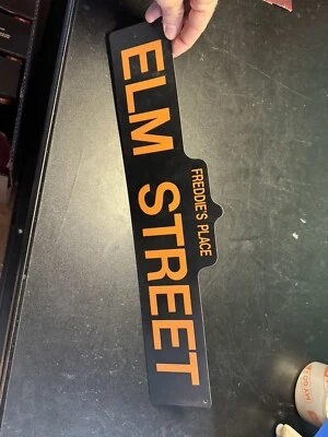 Letrero promocional decorativo de colección Pesadilla en Elm Street Freddy Krueger Foto 1 de 3