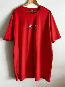 YKTR Mens T-shirt Size 3XL Logo Spell Out Cotton You Know The Rules Red Short Sl - Bild 1 von 12