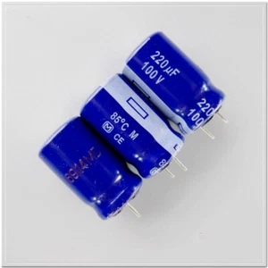 Panas M Serie 220uF/100V220uF Audiokondensator 12,5 x 21 mm kurzer Fuß 85 °C - Bild 1 von 2