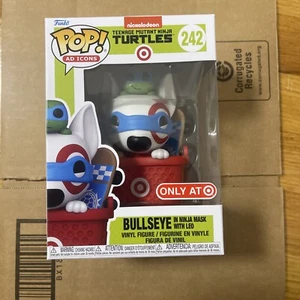 IN MANO Funko Pop! TMNT Bullseye in maschera ninja con bersaglio Leonardo Leo #242 - Foto 1 di 8