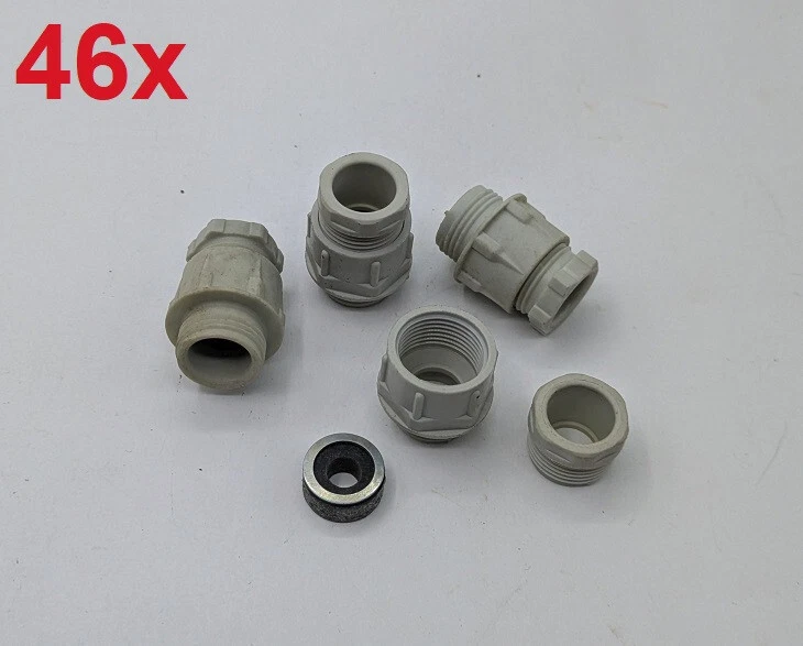 46x Pasamuro PG11 Gris Konuskabelverschraubung - Imagen 1 de 1