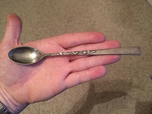 ROSE MOTIF BY STIEFF STERLING  SPOON 7 1/2" - Picture 1 of 1