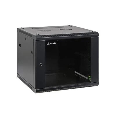 Aeons 9U Signature Wall Mount 19-inch IT Network Cabinet Enclosure Server Rac... - Image 1 of 4