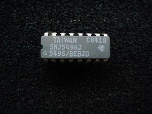 REGISTRO DE CAMBIO DE 5 BITS SNJ5496J 16 PINES CERÁMICA INMERSIÓN NUEVO NOS SNJ 5496 GENUINO - Imagen 1 de 1