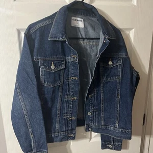 Old Navy Jean Jacket Classic Dark Wash Denim NWT Women's size Medium New - Picture 1 of 1