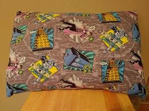 Pillow Made with Doctor Who Madman in a Box Fabric - Picture 1 of 6
