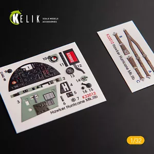 Kelik K32012 1:32 Hawker Hurricane Mk.IIB - Interior 3D Decal for Revell kit - Bild 1 von 6