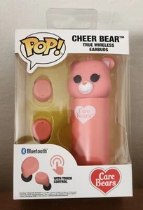 Funko POP! Care Bears Bluetooth Wireless Earbuds - Cheer Bear - Rare - Picture 1 of 2