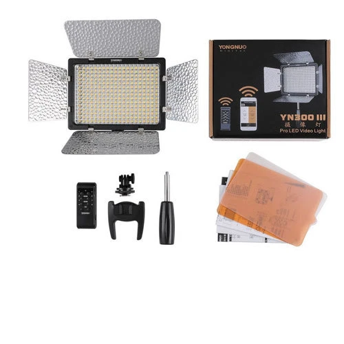 Luz LED de video para cámara YONGNUO YN300III con temperatura de color ajustable Foto 1 de 4