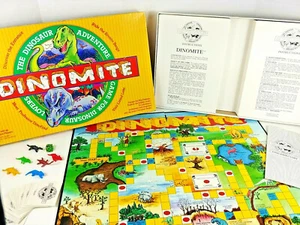 Vtg DINOMITE The Dinosaur Adventure Game For Dinosaur Lovers Complete - Picture 1 of 11