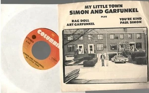Simon & Garfunkel, "My Little Town" b/w "Rag Doll" & "You're Kind"; 7" 45 - Imagen 1 de 5