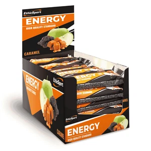 Ethicsport Energy Barrette Energetiche Box 30 X 35g Gusto Caramello Mela - Foto 1 di 2