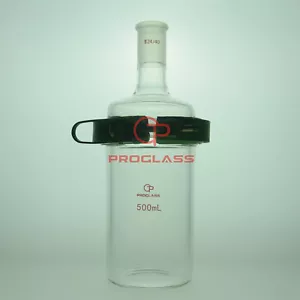 Lab Glass Separate Flask with Easy Open Clamp 500mL - Imagen 1 de 7