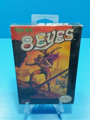 Brand New, factory sealed. Nintendo NES 8 Eyes game.Rare! H-Seam and hanger tag! - Image 1 of 4