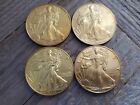 4X 2019 & 2020 Gold Covered American Silver Eagle Dollars - $1 Ase .999 Coin