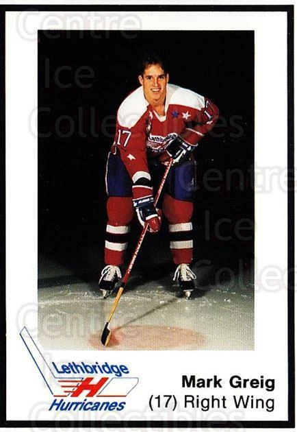 1989-90 Lethbridge Hurricanes #3 Mark Greig - Image 1 of 1