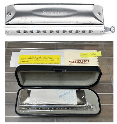 SUZUKI Chromatic Harmonica Sirius series S-48S C 12 holes 48 sound short stroke - Image 1 of 4