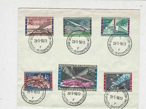 Belgium 1958 Brussels Exhibition Multiple Cancel & Stamps Cover Ref 25437 - Picture 1 of 2