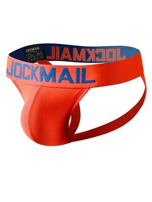 4pcs Jockmail Men's Breathable Mesh Jockstraps - Quick Dry Comfy Sexy Underwear - Image 1 of 4