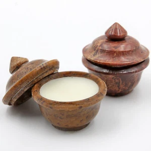 Cremeparfum 100% Natur Patchouli Amber Sandelholz Song of India Stein Tiegel  A6 - Bild 1 von 15