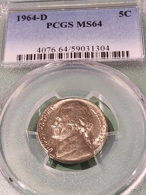 Jefferson 1964 níquel Foto 1 de 2