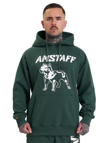 SACAI Felpa con cappuccio uomo Amstaff logo 2.0 verde