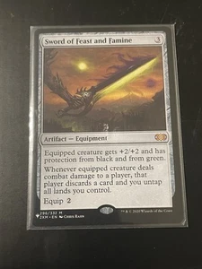 MTG Sword Of Feast and Famine Double Masters - Picture 1 of 2