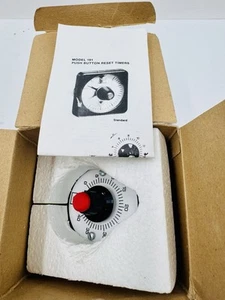 Timer di ripristino a pulsante, 40 min, 120V, 19108S0370A6, segnale Eagle, NOS - Foto 1 di 4