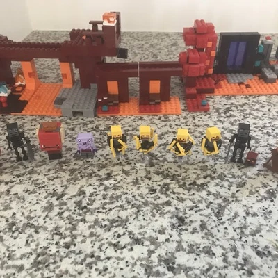 Lego Minecraft Nether Lot Loads of Sets and Minifigs - Image 1 of 4