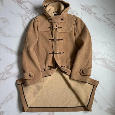 GLOVERALL Duffle Wool Coat Long Camel Beige M Classic Authentic Used From Japan - Image 1 of 4