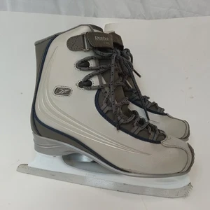 Reebok Softboot Figure Ice Skates Women's Adult Size 10 Silver C550 - Picture 1 of 17