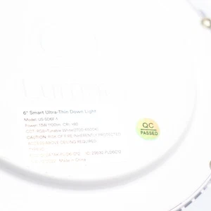 (4-Pk) Lumary 4" Wi-Fi Smart Ultra-Thin Baffle Recessed Lighting - Lights Only - Picture 1 of 4